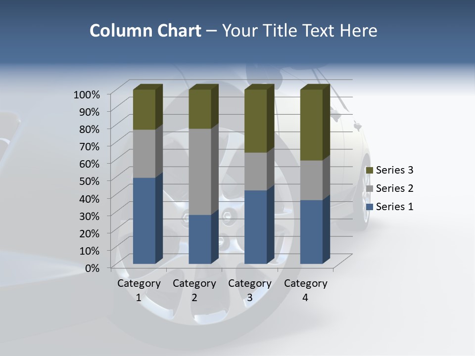 Design Orange Car PowerPoint Template