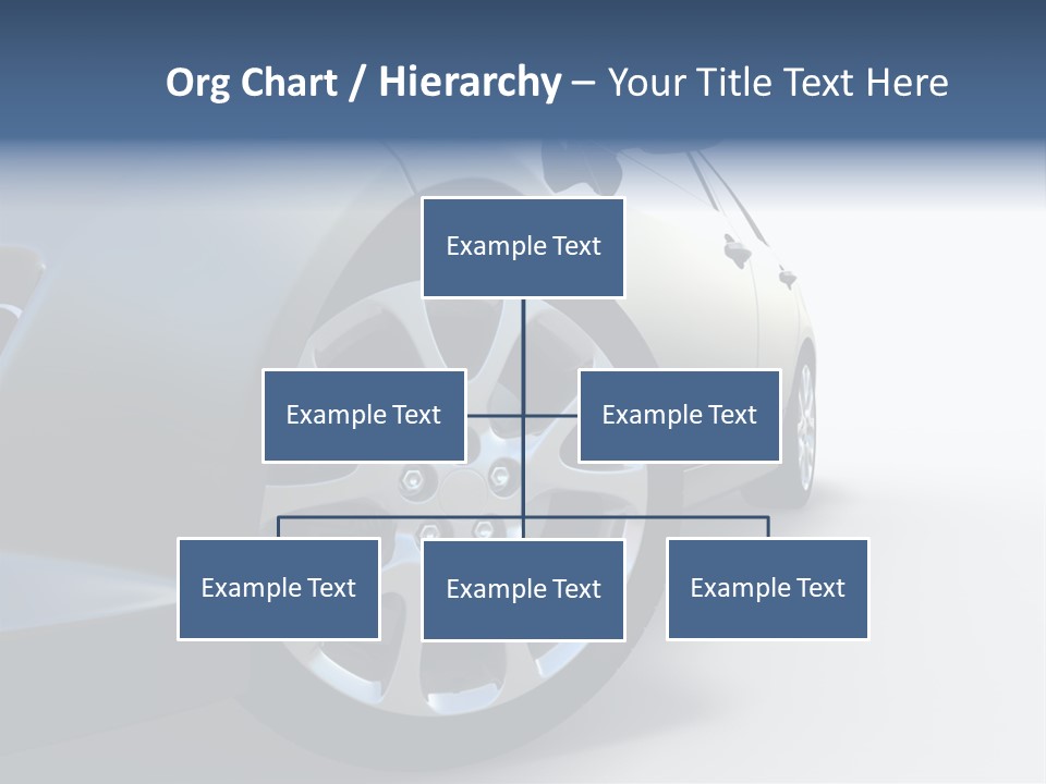 Design Orange Car PowerPoint Template