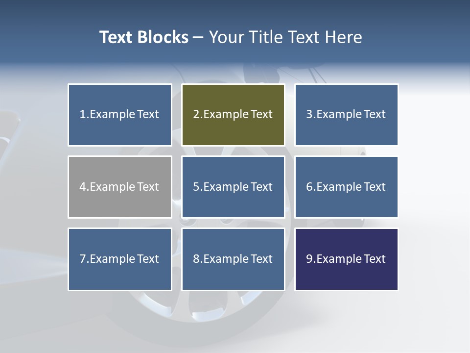 Design Orange Car PowerPoint Template