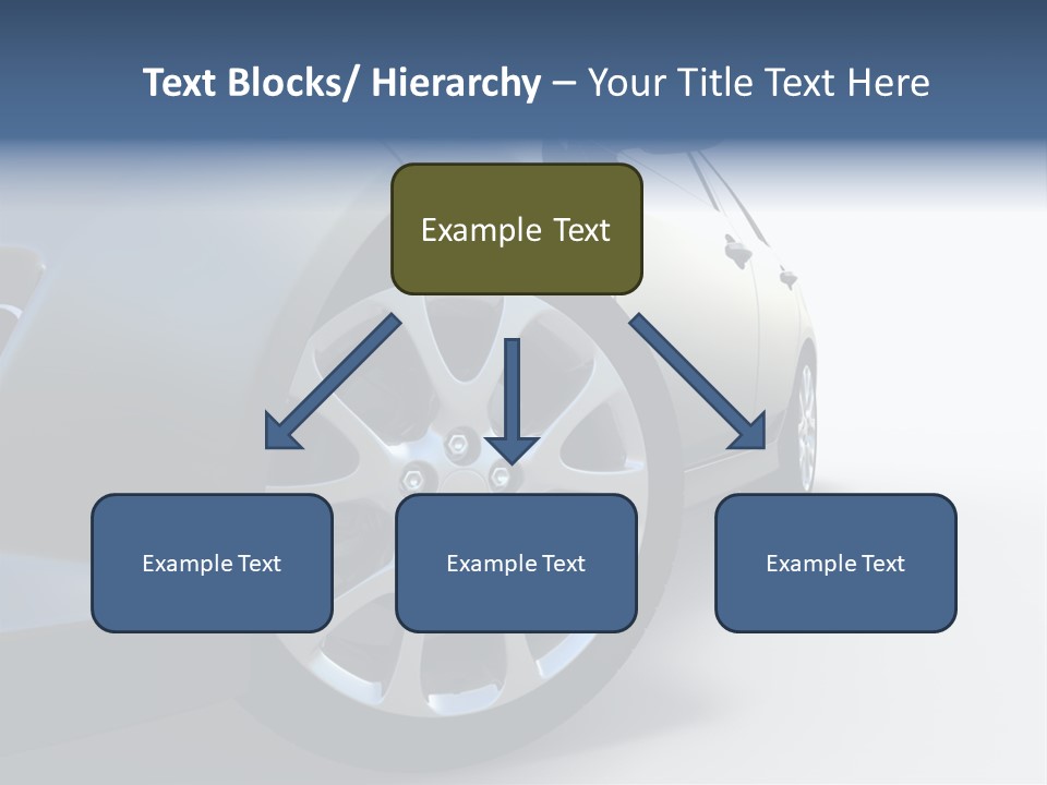 Design Orange Car PowerPoint Template