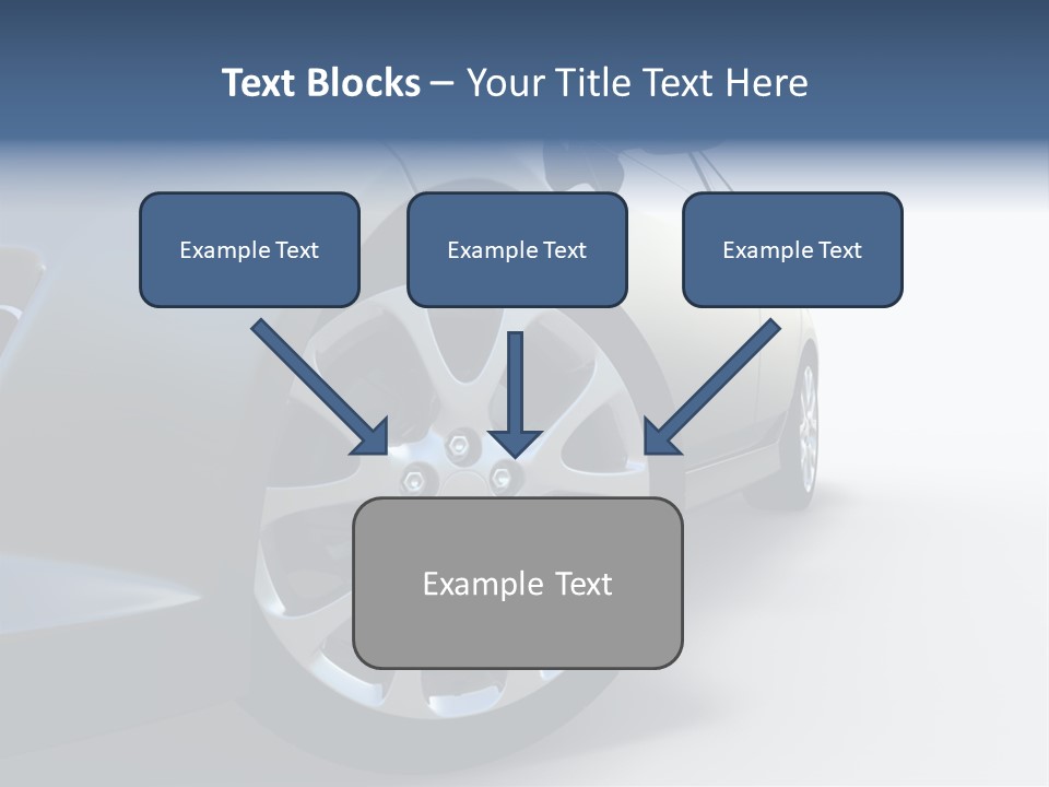 Design Orange Car PowerPoint Template