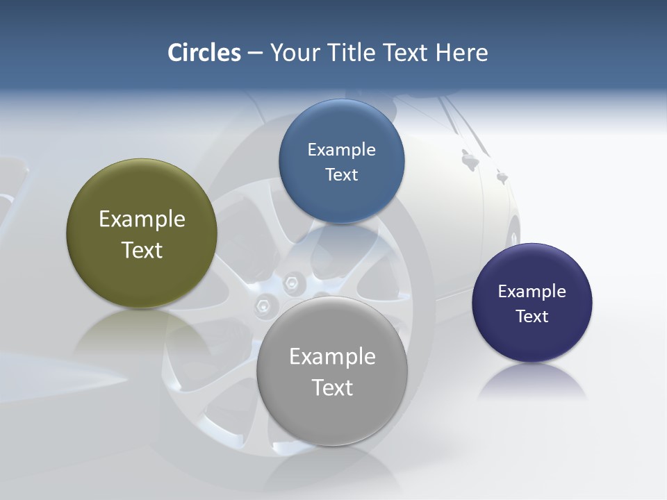 Design Orange Car PowerPoint Template