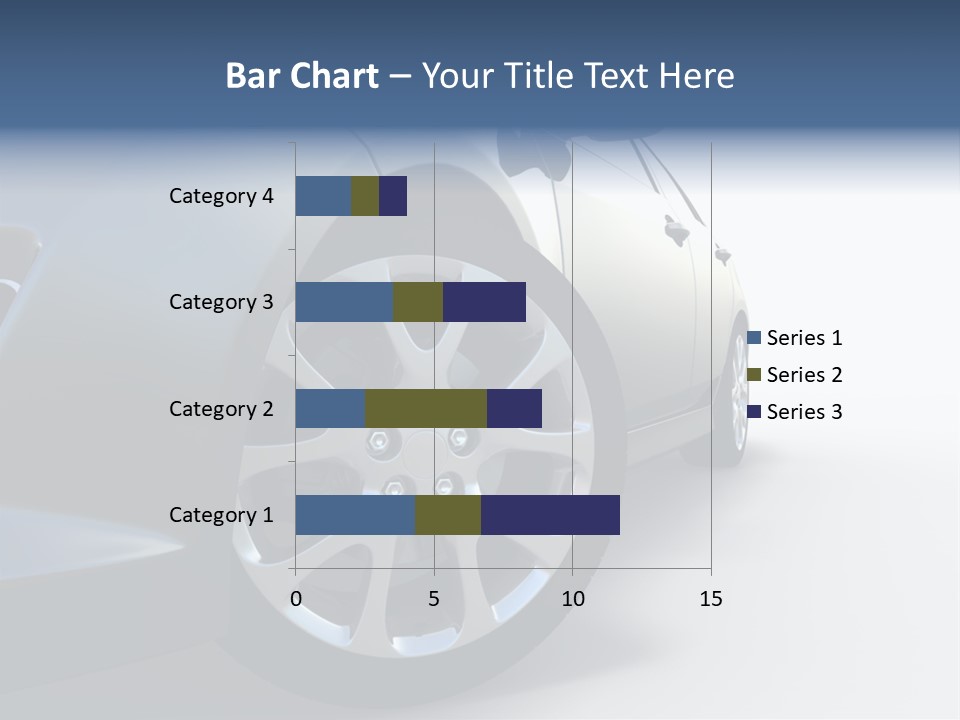 Design Orange Car PowerPoint Template