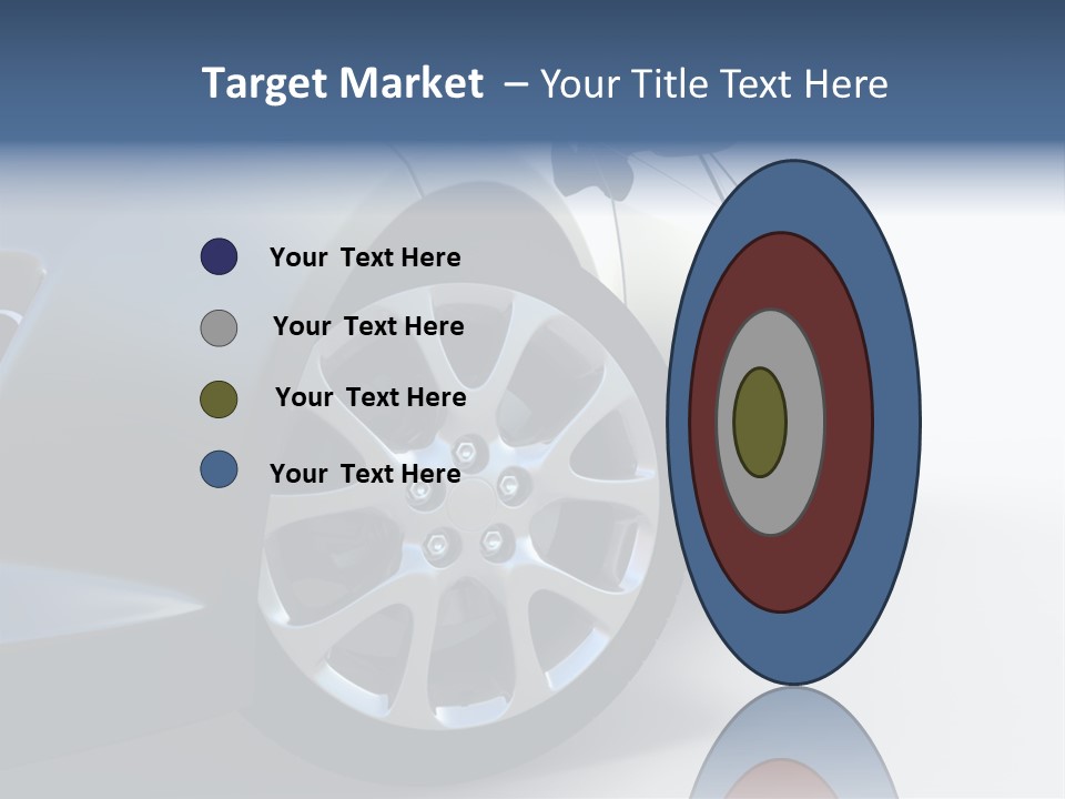 Design Orange Car PowerPoint Template