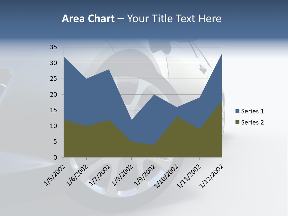 Design Orange Car PowerPoint Template