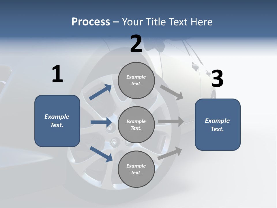 Design Orange Car PowerPoint Template