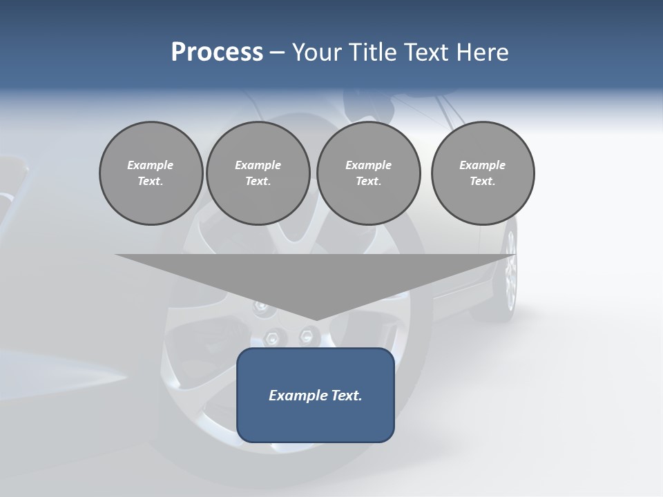 Design Orange Car PowerPoint Template