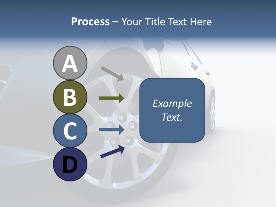 Design Orange Car PowerPoint Template