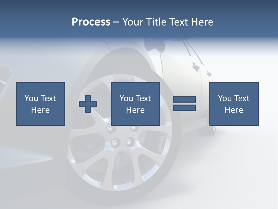 Design Orange Car PowerPoint Template