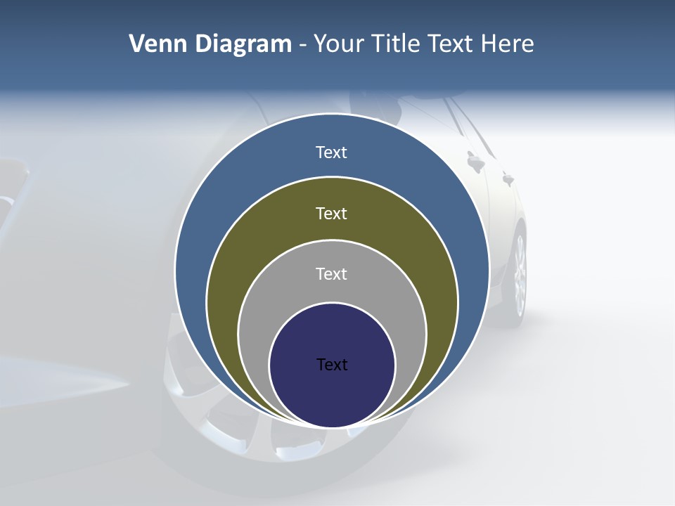 Design Orange Car PowerPoint Template