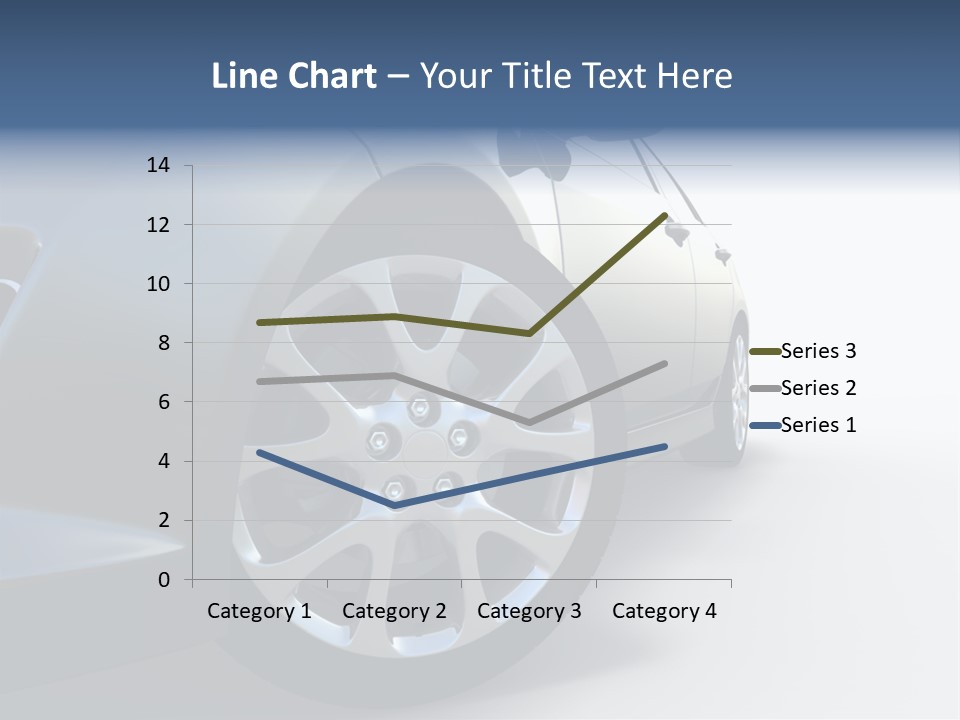 Design Orange Car PowerPoint Template