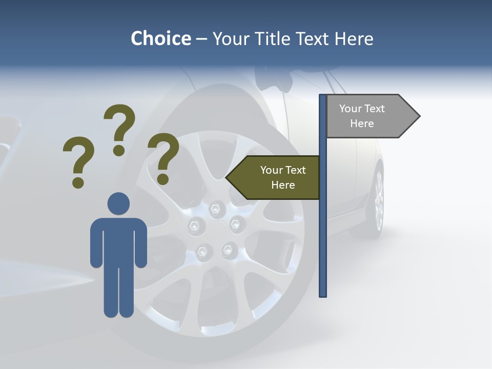 Design Orange Car PowerPoint Template