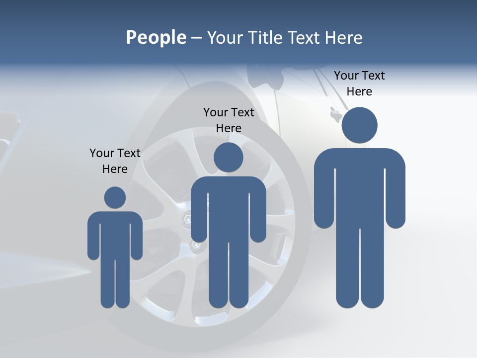 Design Orange Car PowerPoint Template