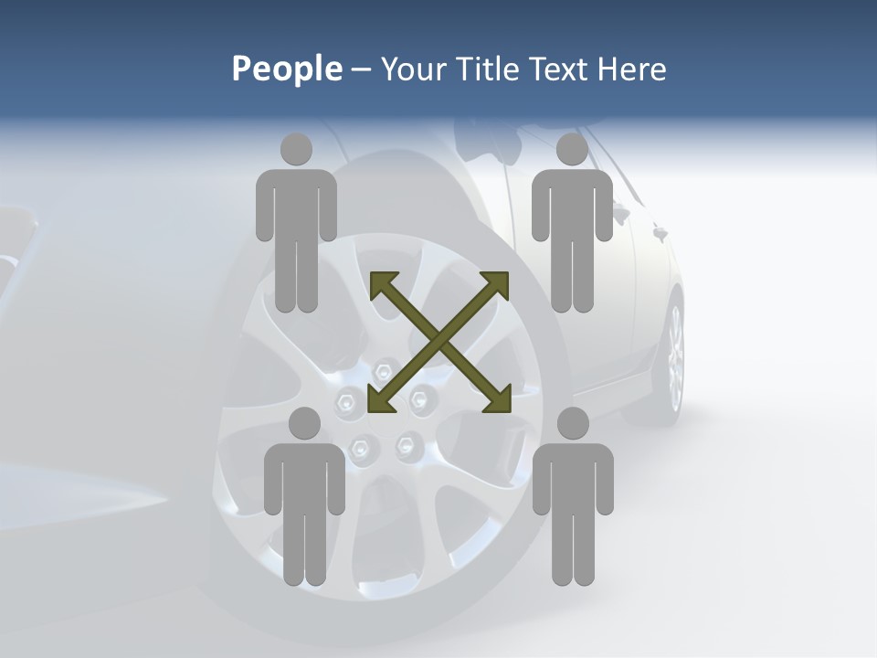 Design Orange Car PowerPoint Template