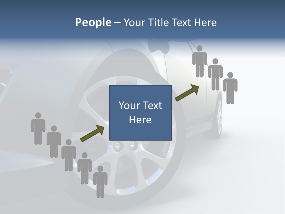 Design Orange Car PowerPoint Template