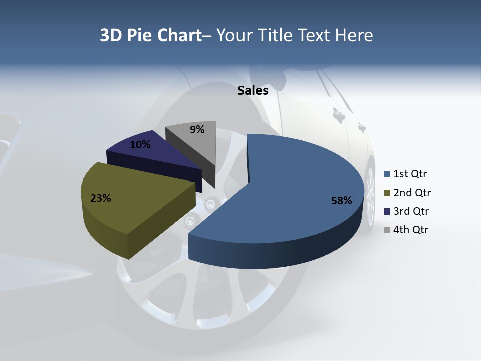 Design Orange Car PowerPoint Template