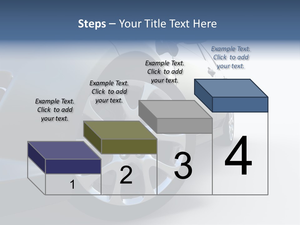 Design Orange Car PowerPoint Template