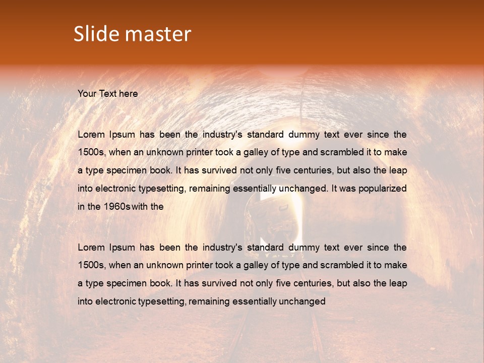 Iron Industry History PowerPoint Template