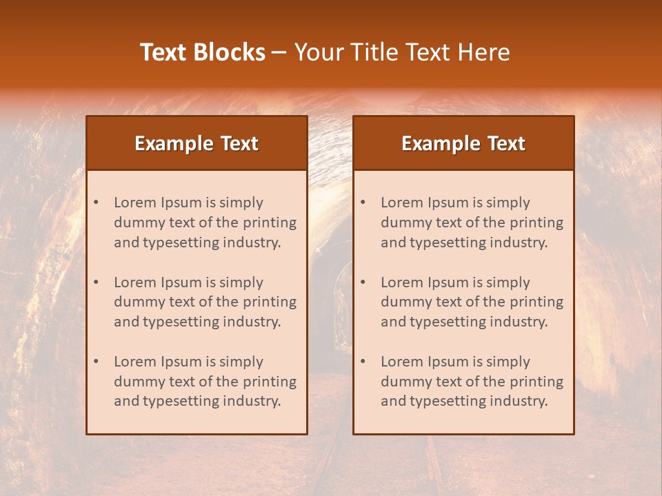Iron Industry History PowerPoint Template