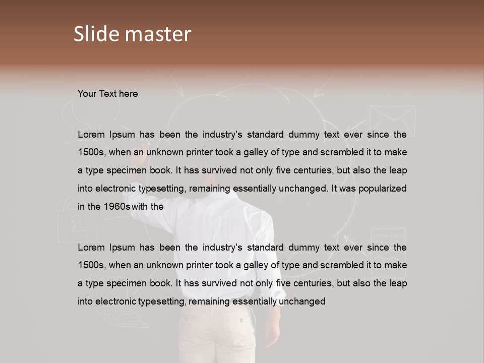 Flowchart Person Professional PowerPoint Template