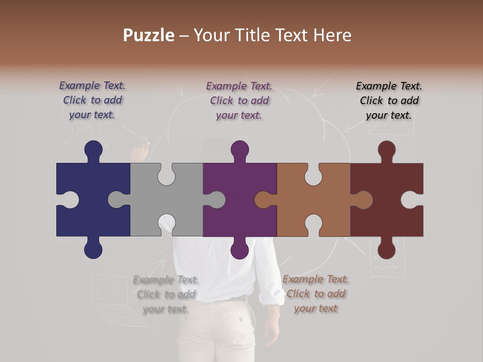 Flowchart Person Professional PowerPoint Template