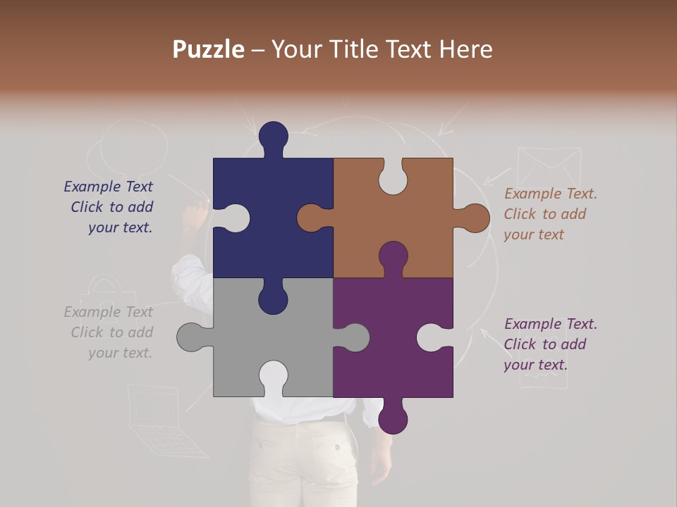 Flowchart Person Professional PowerPoint Template