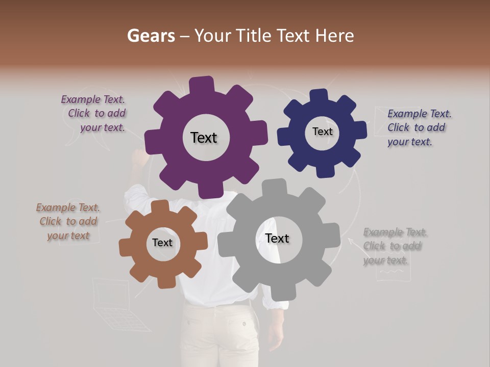 Flowchart Person Professional PowerPoint Template
