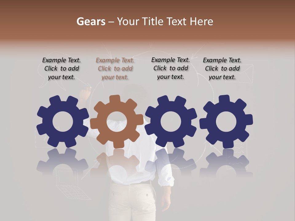 Flowchart Person Professional PowerPoint Template