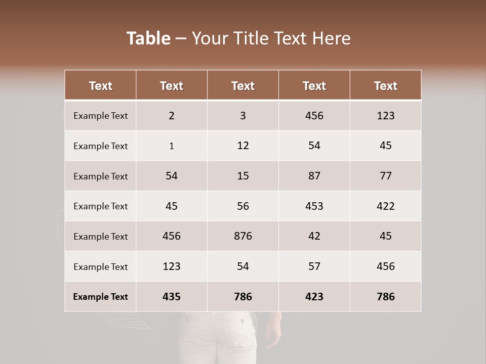 Flowchart Person Professional PowerPoint Template