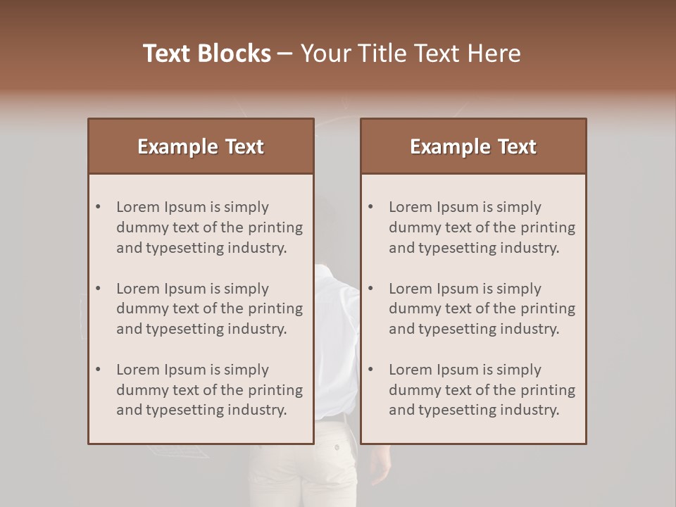 Flowchart Person Professional PowerPoint Template