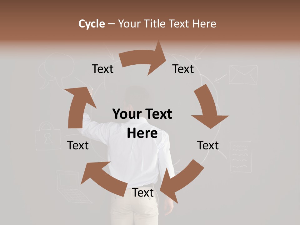 Flowchart Person Professional PowerPoint Template