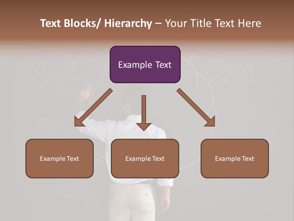 Flowchart Person Professional PowerPoint Template