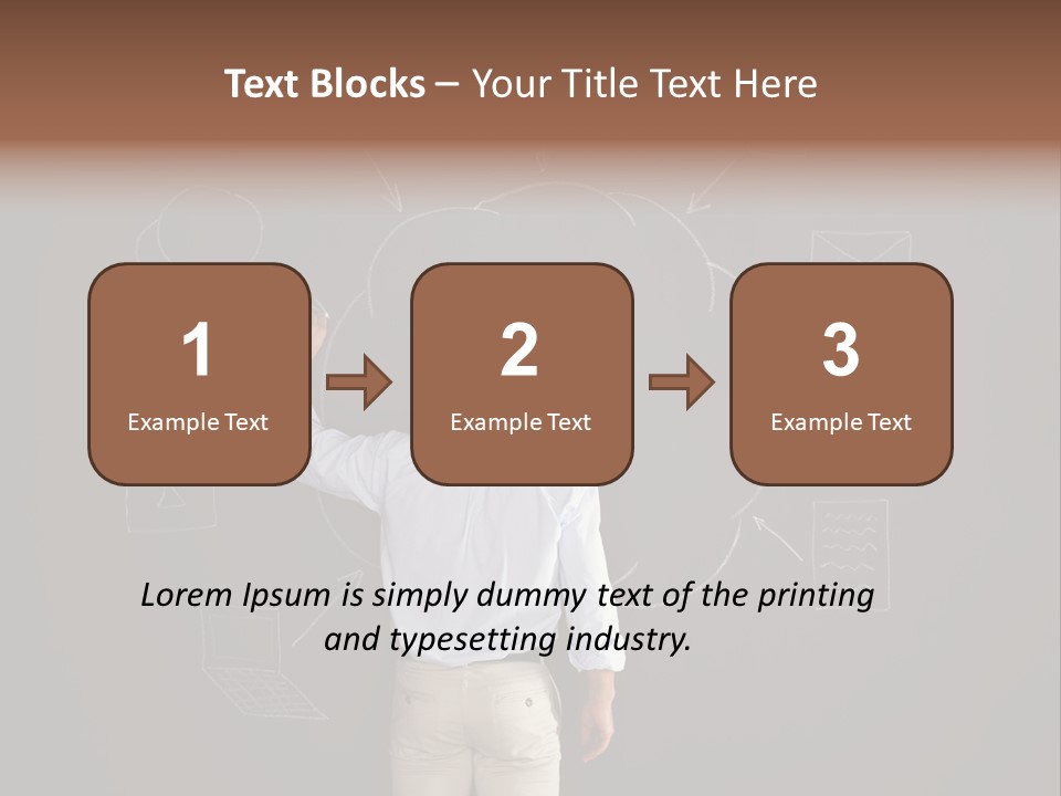 Flowchart Person Professional PowerPoint Template