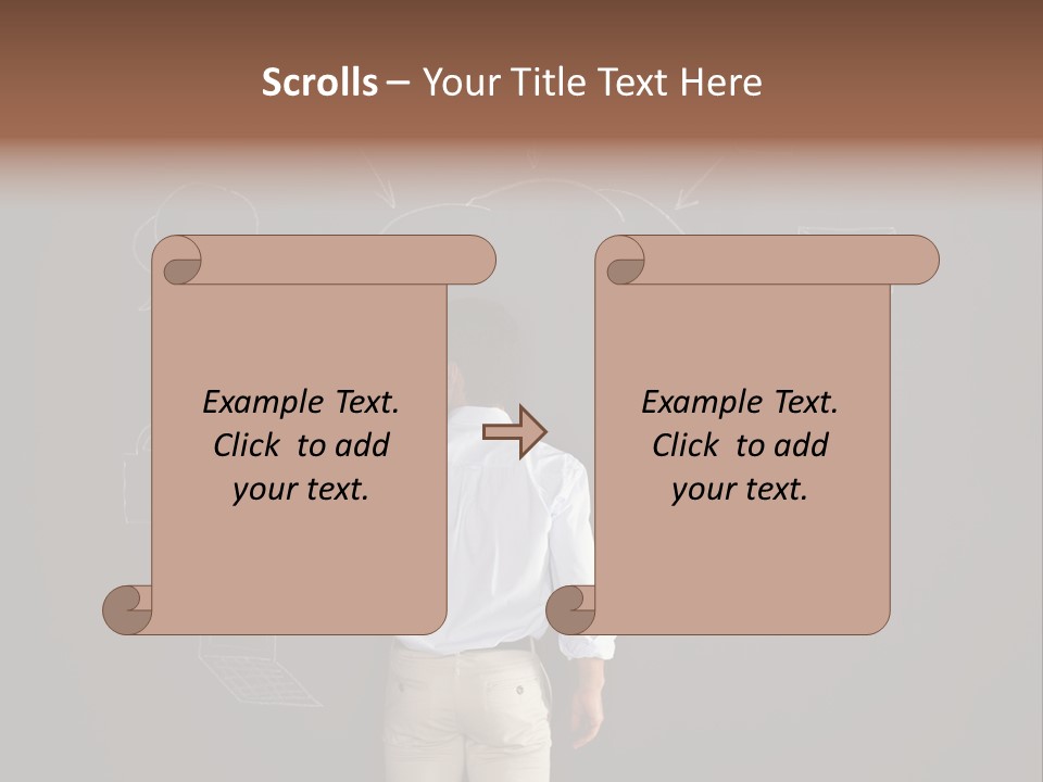 Flowchart Person Professional PowerPoint Template