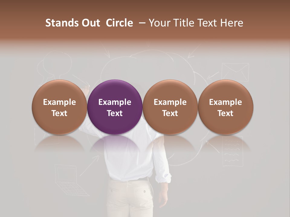 Flowchart Person Professional PowerPoint Template