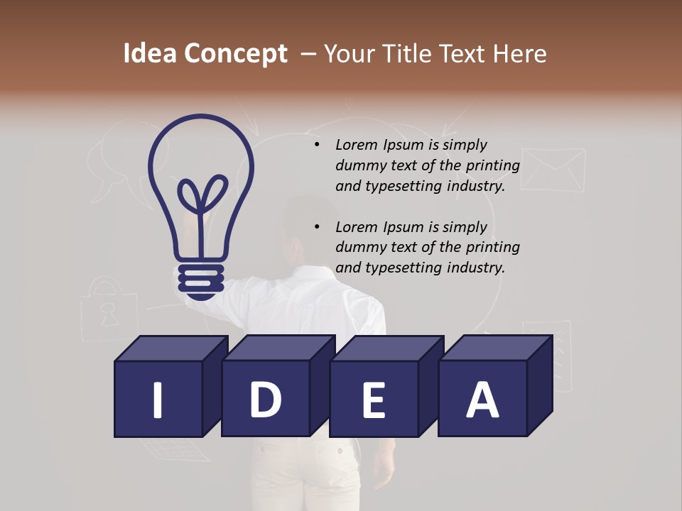 Flowchart Person Professional PowerPoint Template