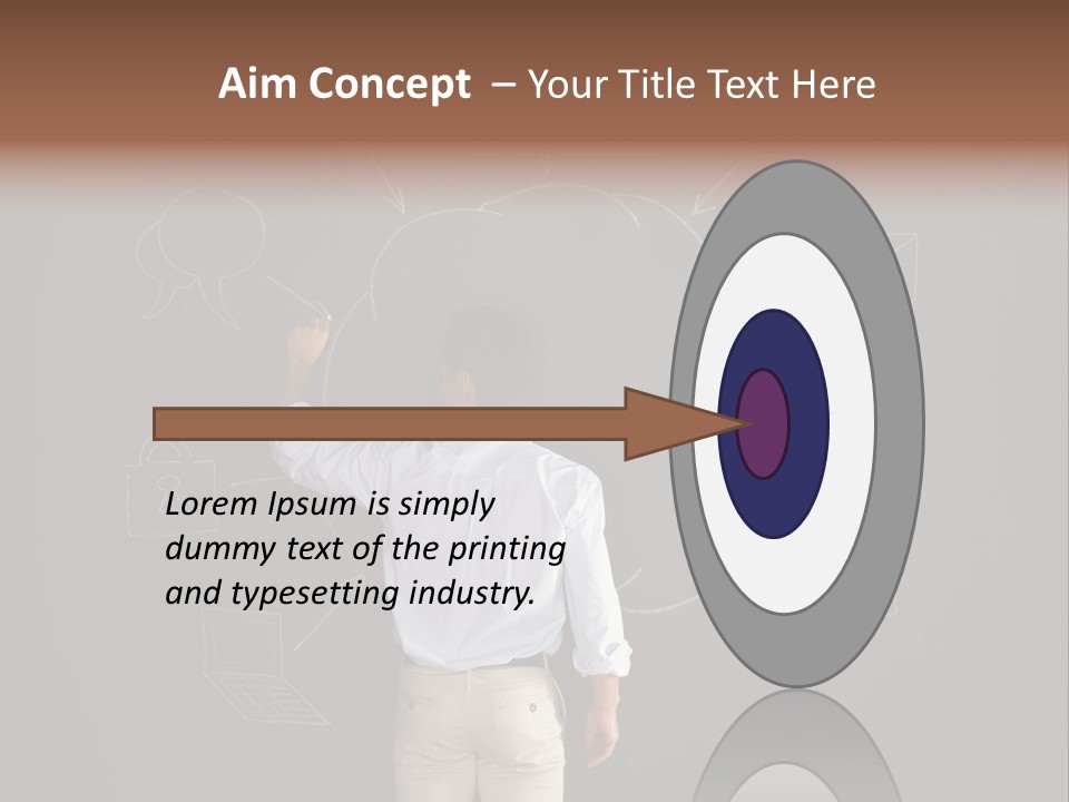 Flowchart Person Professional PowerPoint Template