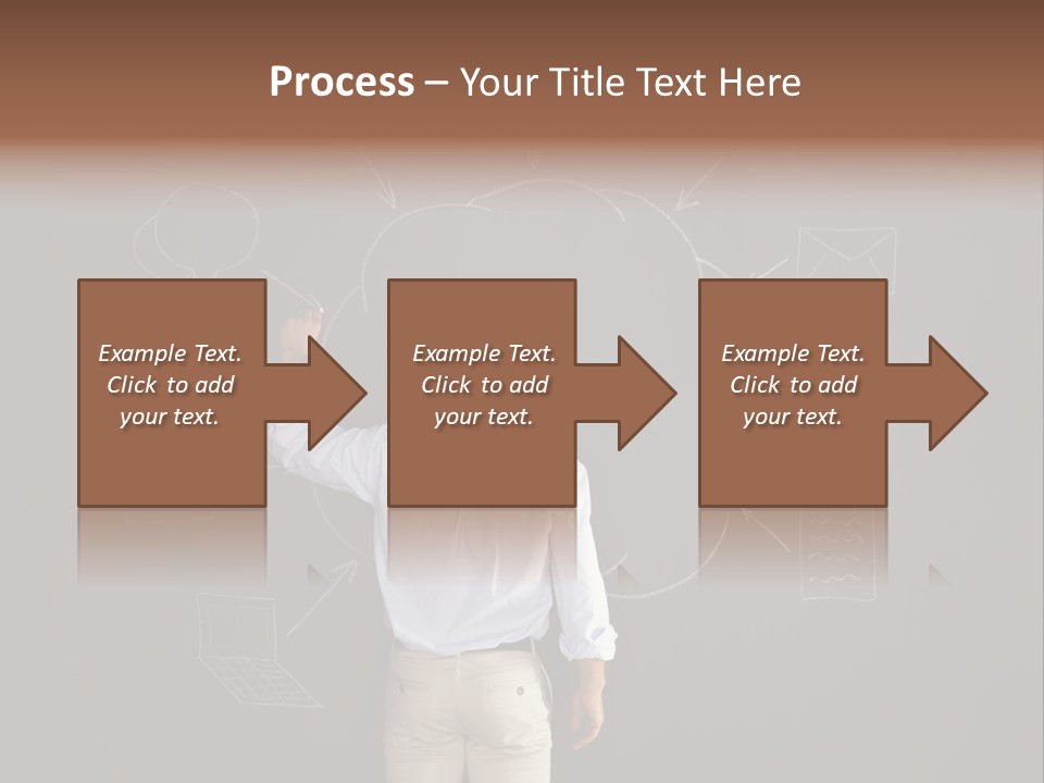 Flowchart Person Professional PowerPoint Template