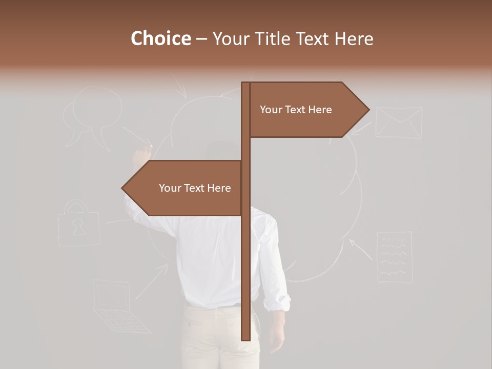Flowchart Person Professional PowerPoint Template