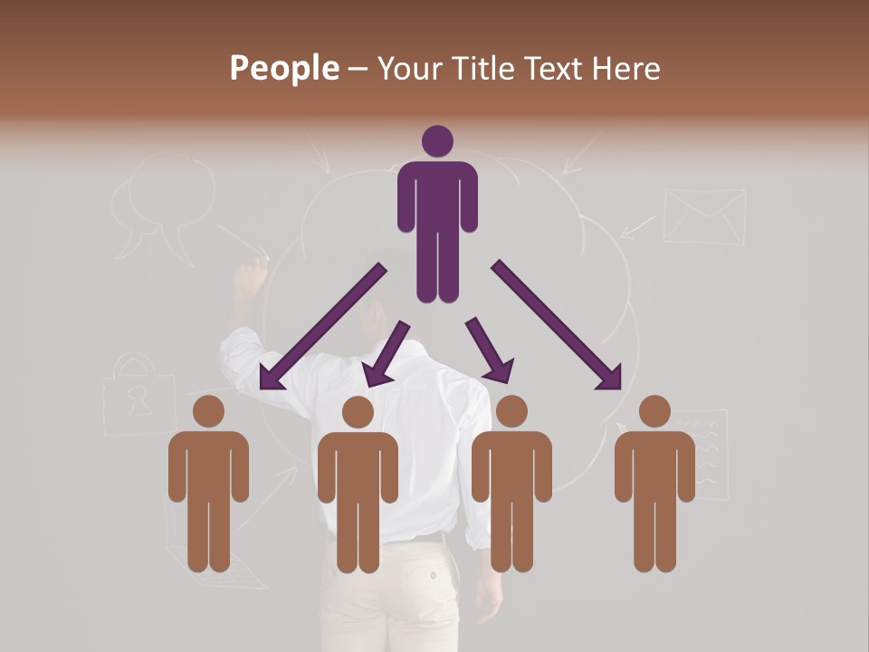 Flowchart Person Professional PowerPoint Template