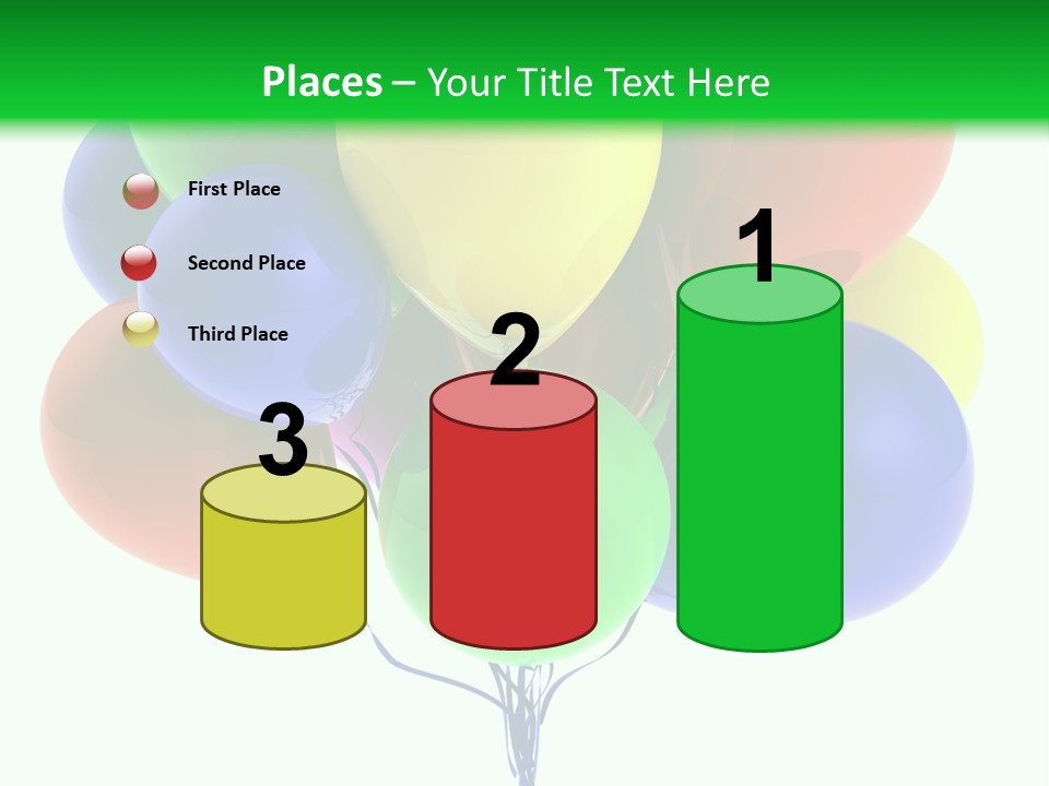 String Burst Happy PowerPoint Template