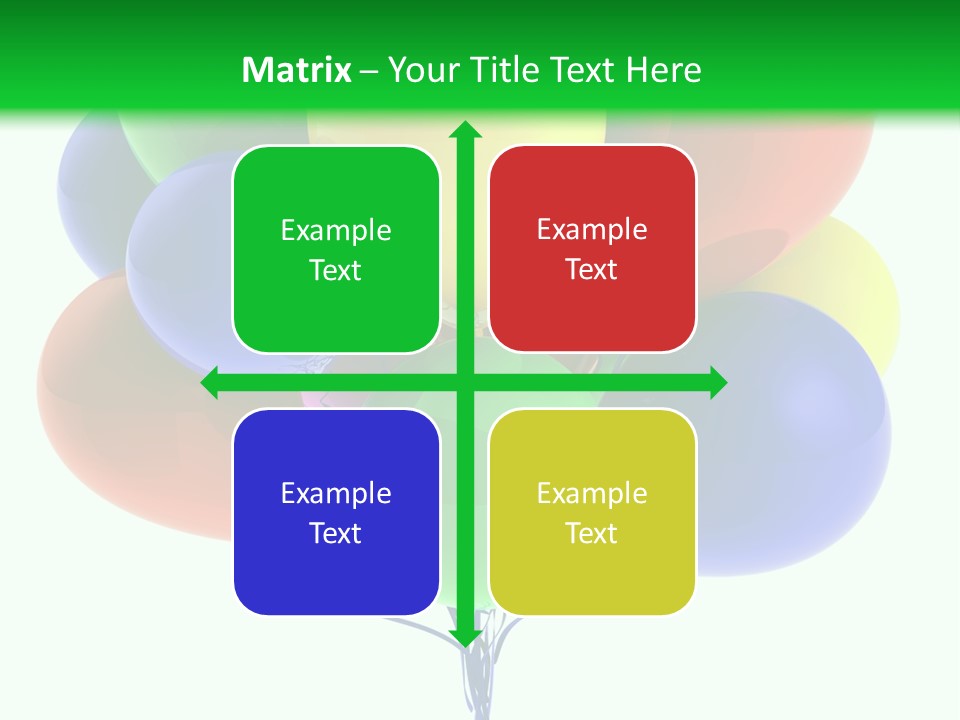 String Burst Happy PowerPoint Template