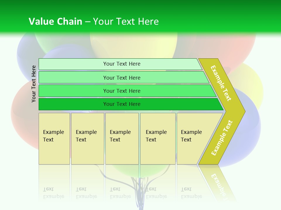 String Burst Happy PowerPoint Template
