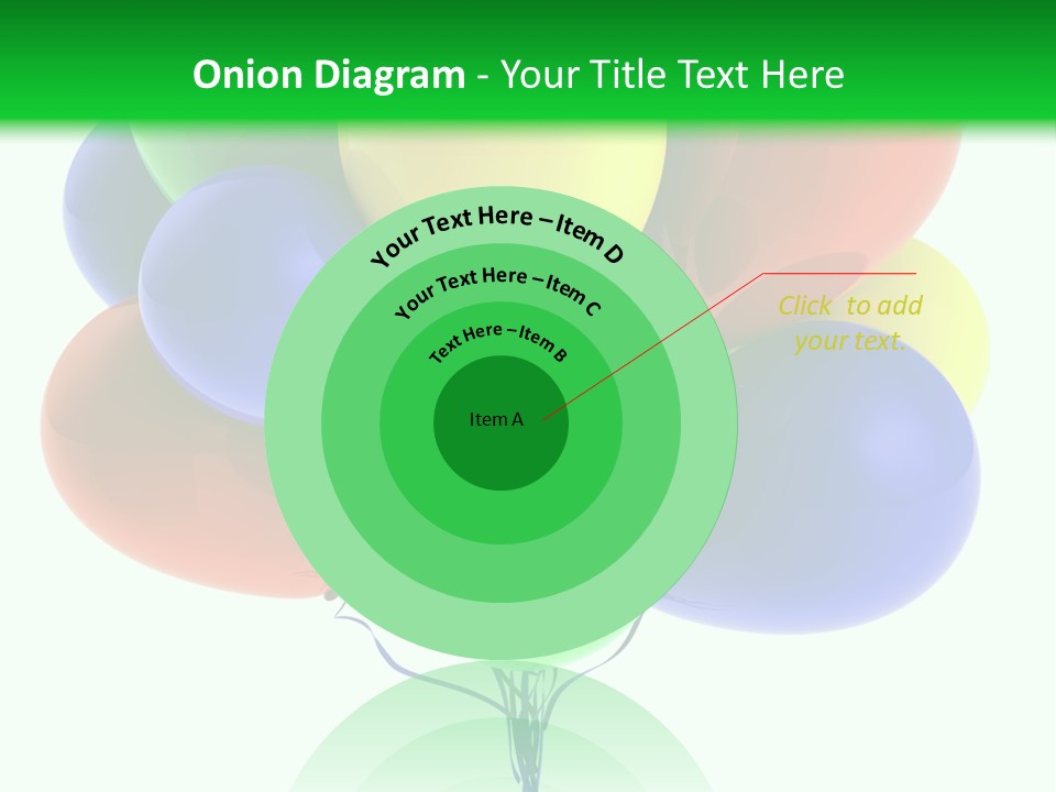 String Burst Happy PowerPoint Template