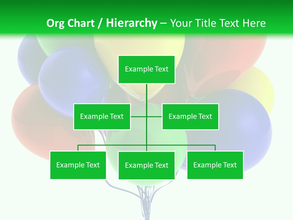 String Burst Happy PowerPoint Template