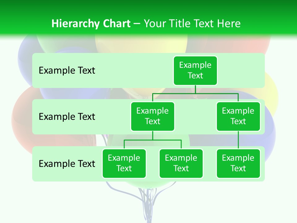 String Burst Happy PowerPoint Template