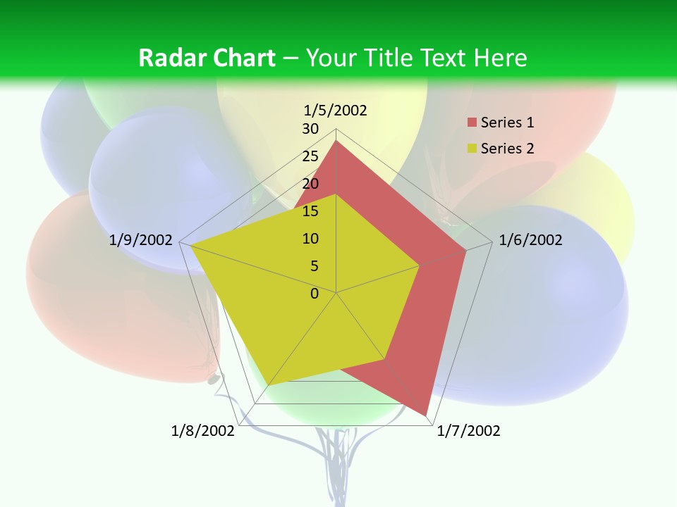 String Burst Happy PowerPoint Template