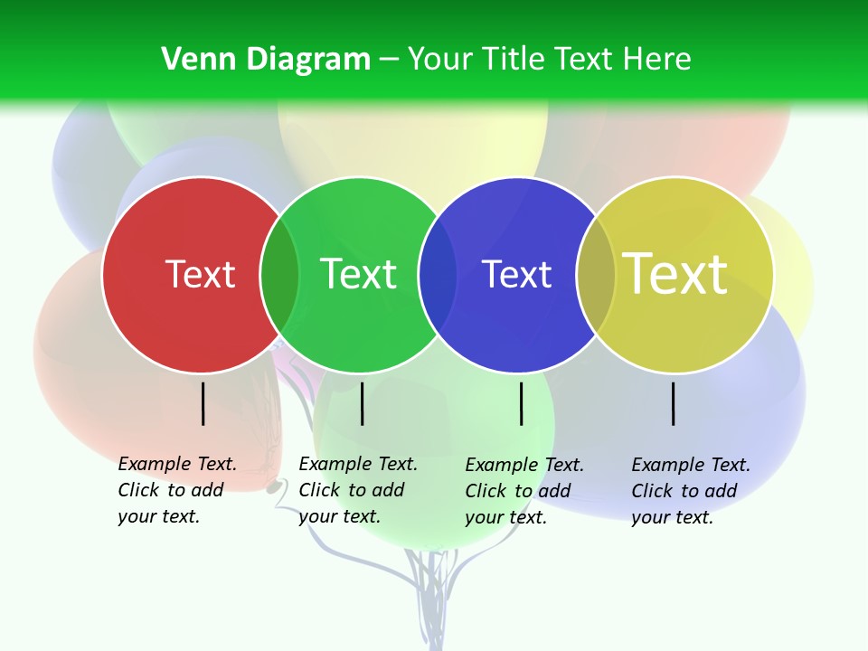 String Burst Happy PowerPoint Template