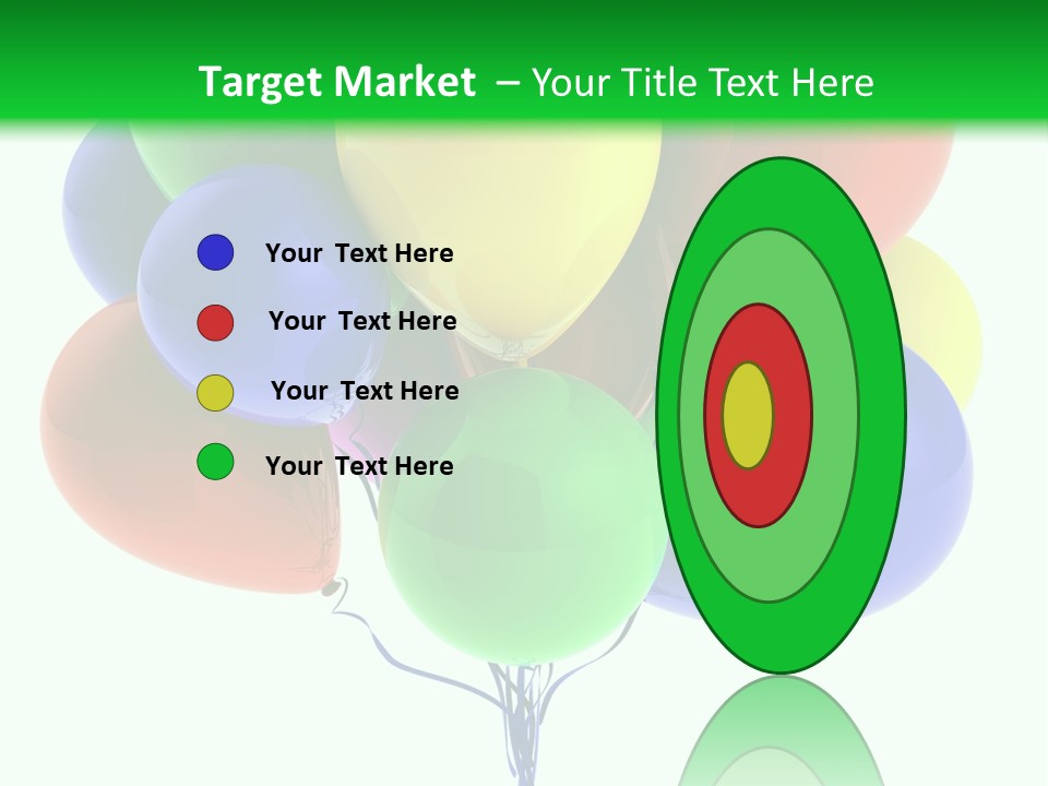 String Burst Happy PowerPoint Template