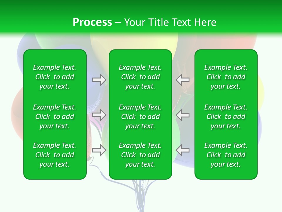 String Burst Happy PowerPoint Template